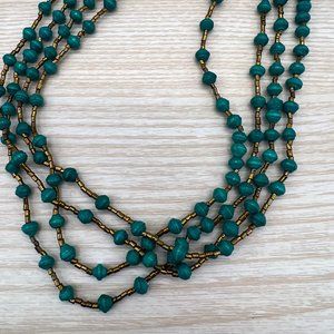 Noonday Paper bead Wrap Necklace